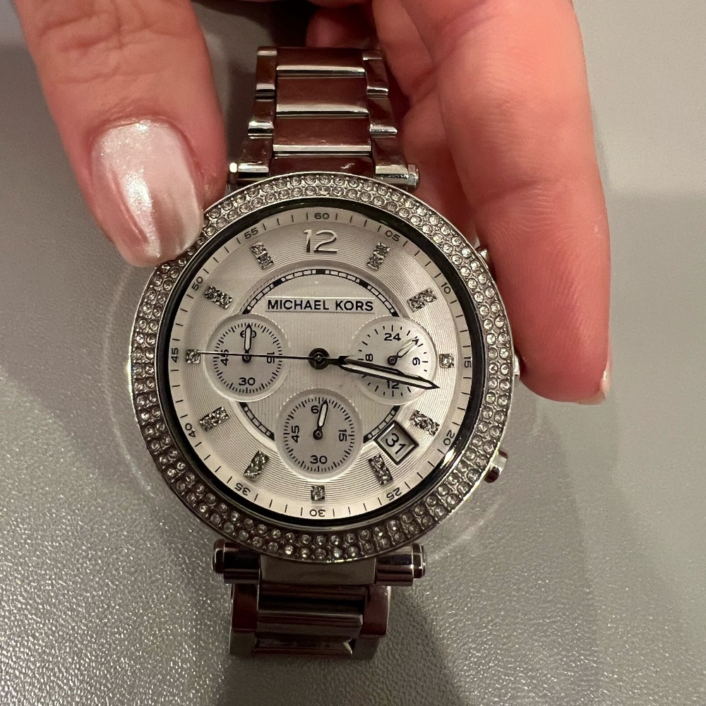 Michael Kors Women's Stainless Steel Diamond Bracelet - Picture 3 of 7